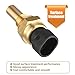 GKmow 1 PC Engine Temperature Sensor, ECT Temp Sensor Replace 15404280 12191170 60811520 12608814, Car Parts, Compatible with Delphi (Gold)