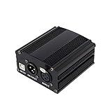 1. Voltaje de entrada: 110-220 V, que proporciona una potencia fantasma fiable de 48 V para micrófonos de condensador, y transmite la señal de sonido a la tarjeta de sonido en una caja de plástico sólido. La unidad de un solo canal con señales de entrada y salida XLR equilibradas puede proporcionar voltaje estable y transmisión eficaz.