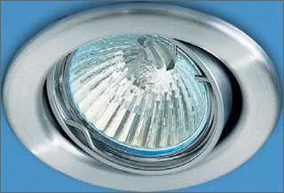 BRUM Einbaustrahler Edelstahl 219122 GU53 50W DA68mm Farbe Edelstahl