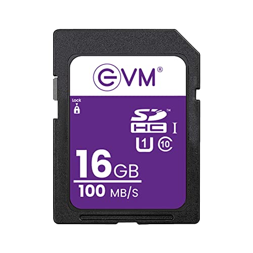 Image of EVM SDHC C10 /U1 Card 16GB 100MB /s for DSLR Cameras Full HD Recording