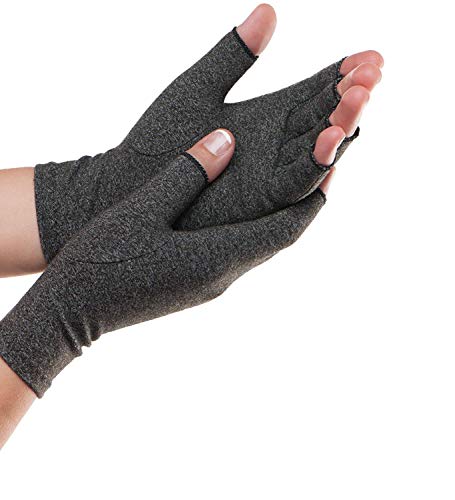 Comfy Brace Arthritis Hand Compression Gloves, Fingerless Design, Breathable & Moisture Wicking Fabric, Alleviate Rheumatoid Pains, Ease Muscle Tension, Relieve Carpal Tunnel Aches