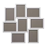 Breite: 55 cm Ikea VÄXBO Collage-Rahmen für 8 Fotos; in weiß; (13x18cm)