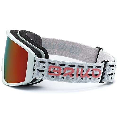 Masque Briko Homer Goggles Mixte avec écran cylindrique haute précision