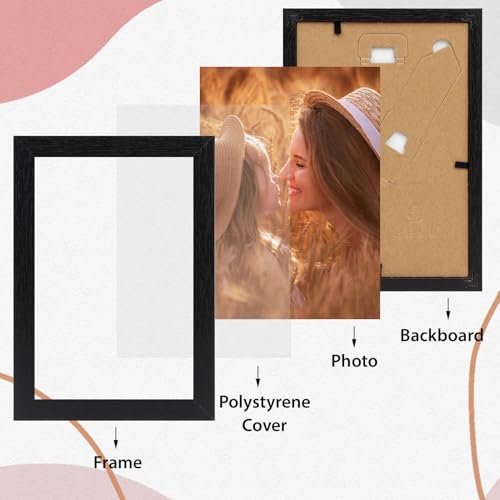 Ditwis 6x4 Photo Frames Black Set of 12, Classic Multiple Picture Frames for Living Room, Bedroom and Office, Wall or Desk Display - Cosy Home Interiors Ditwis 6x4 Photo Frames Black Set of 12, Classic Multiple Picture Frames for Living Room, Bedroom and Office, Wall or Desk Display - Image 7