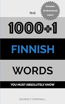 Paperback The 1000+1 Finnish Words you must absolutely know Book