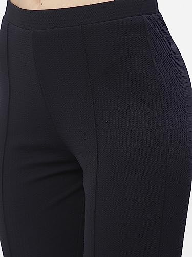 Image of POPWINGS Casual Solid Regular Fit Solid Trouser for Women || Pull On Trouser for Women || Semi-Formal Work Women Trouser for Summer || Stylish Western Trouser