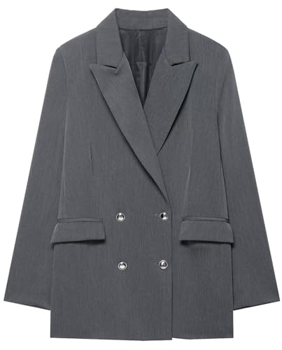Manteau de Travail Blazer Veste Costume Double Boutonnage Femme