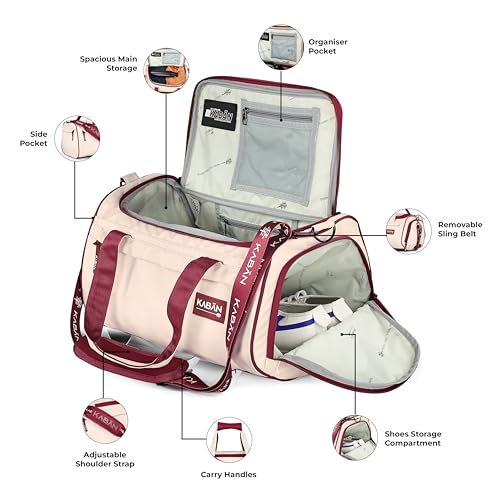 Image of KABAN Unisex Eclipse Nest Water-Resistant Gym Bag