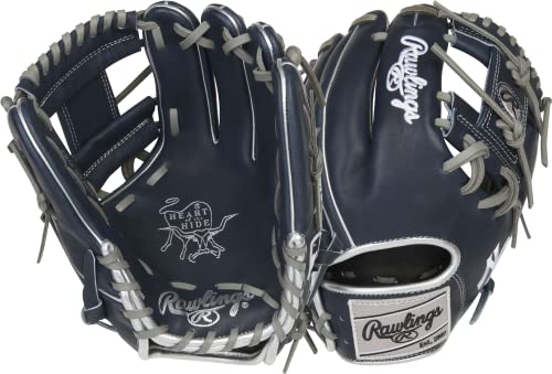 Foto von Rawlings Unisex-Erwachsene PRO204-2NYY Baseball-Handschuh, New York Yankees – 29,2 cm – Pro I-Web, 11.5