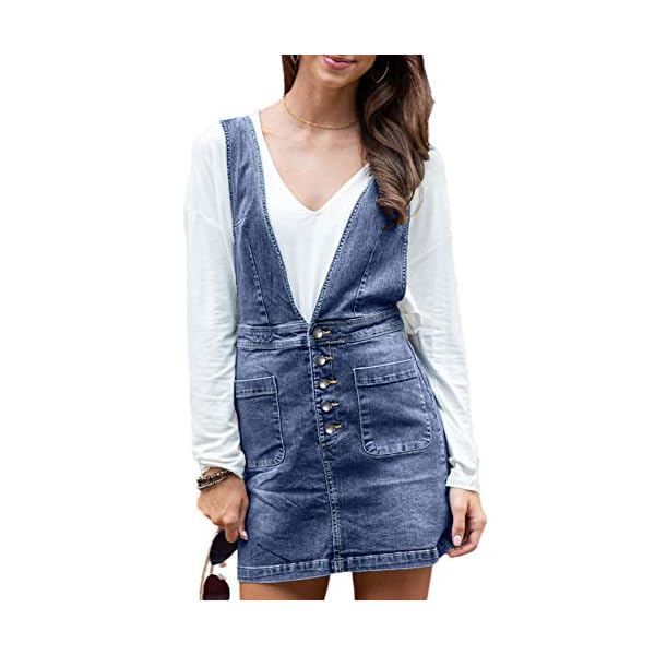 dungaree skirt dress for womens