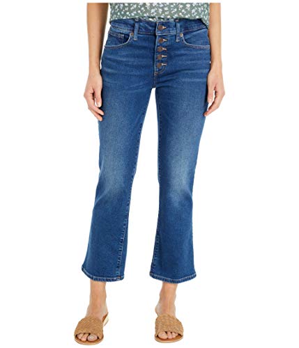 Lucky Brand Women's Misses Mid Rise Ava Crop Mini Bootcut Jean, Finja, 28W X 26.5L