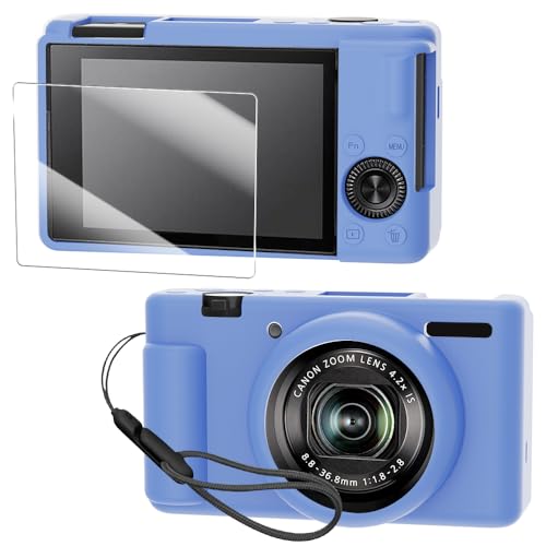 Funda Protectora de Silicona Azul para Sony ZV-1 II miniatura 1