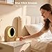 Epochleno Sunrise Alarm Clock, White Noise Machine & Meteor Moonlight - 10 Soothing Sounds, Dual Alarms, 30/60/90min Timer, Easy Snooze - Bedroom Gift for Insomnia Adults/Women - Wood Grain