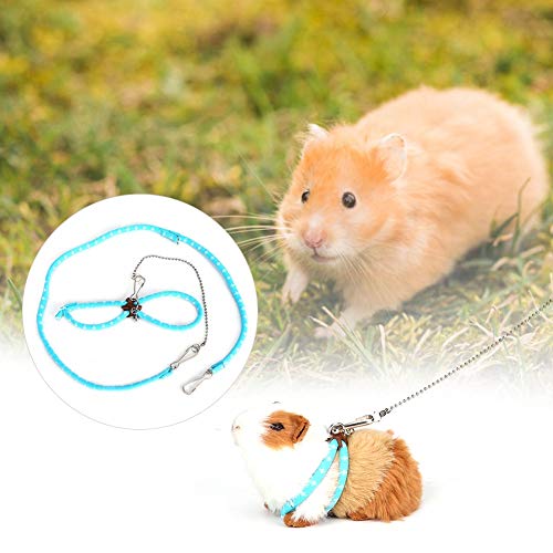 Hamster Leash Touw Hoge Stretch Garen Delicate Mooie Training Trekken Harnas voor Kleine Dieren Huisdieren Cavia… - Image 3