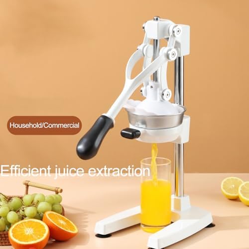 Heavy Duty Cast Iron Citrus Juicer - Sturdy Manual Lemon Juicer - Durable Stainless Steel for Home, Restaurant, Hotel, Tea House Use
