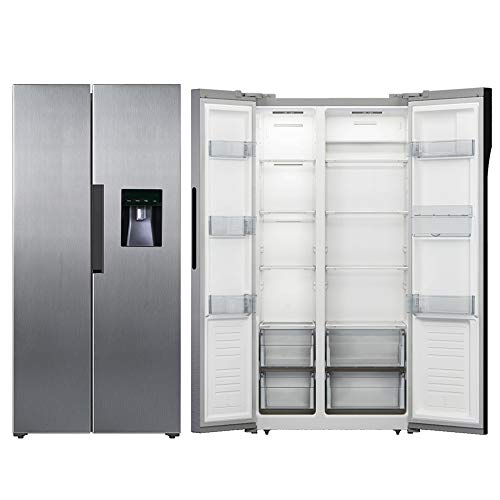 Side by Side Kühl-Gefrierkombination Serebro MEGA mit Wasserspender und 4* Gefrierfach 432L No Frost A++