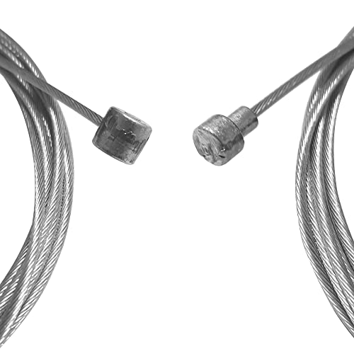 cyclingcolors 2x universal bremsinnenzug 2m fahrrad für vorder oder hinterrad mit birnen und walzennippel kabel endhülsen