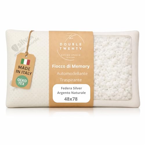 The Double Twenty Cuscino in Fiocco di Memory Foam 48