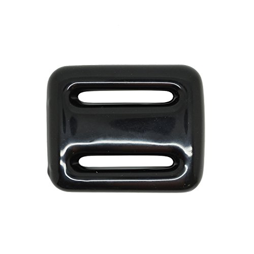 Scuba Choice Black Vinyl Coated Diving Lead Weights, 1LB