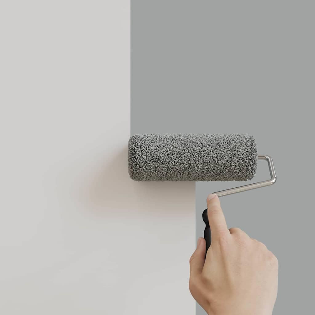 Pintura de pared gris 2,5 L, impresión de pared interior, secado rápido, sin olor, lavable, alta opacidad, duradera, ideal para salón, cocina, baño, renovación y pintura