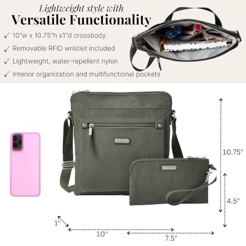 Image of Baggallini womens Go Bagg With Rfid Phone Wristlet