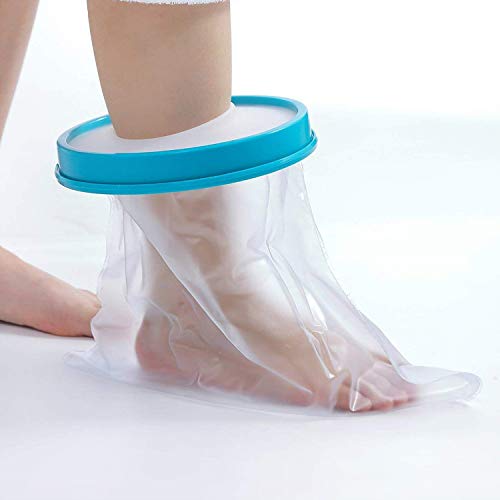 Adult Foot Cast Covers for Shower, Waterproof Shower Bandage and Cast Protector