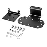 WeiSen Front Winch Mount Plate Kit Compatible with Yamaha Rhino 450 660 700