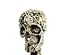Mexican Skull (Calavera) Design Handmade Brass Hanger. Unique Decorative Wall Mount Hook for Coats Towels Hats and Bags. Artistic Home Décor Accent