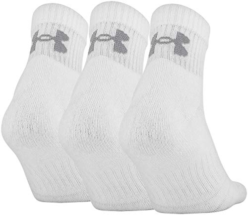 Image of Under Armour Training Cotton Quarter Socks 3-Pack