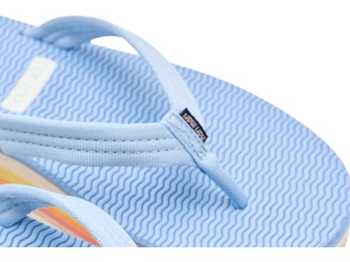 Image of Hari Mari- Dunes Sunset- Women's Retro Inspired Platform Boat-Safe Flip Flops- No Break Ins, Firm Arch Support, Antimicrobial, and Floats in Water