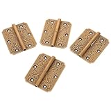 Installation facile : les petites charnières en laiton détachables avec vis facilitent le montage et le démontage des charnières pour portes de cabanon et placards, vous faisant gagner un temps précieux lors de l’installation ou du nettoyage. petites charnières pour loisirs créatifs, charnières de placard