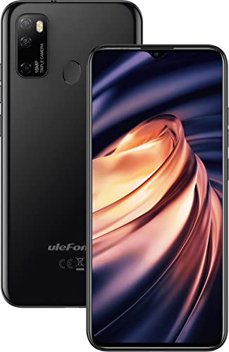 Ulefone Note 9 Pro Telephone Portable Pas Cher, 4Go RAM/SD-256Go, Écran 6.52', 5G WiFi, 4500mAh, Octa Core Processeur 16MP+8MP, Dual SIM, Smartphone Pas Cher Android 10, 3 Card Slots/2Ans de Garantie