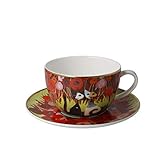 Goebel Innamorati tra i papaveri - Teetasse Cappuccinotasse Tasse Rosina Wachtmeister Katze NEUHEIT 2020