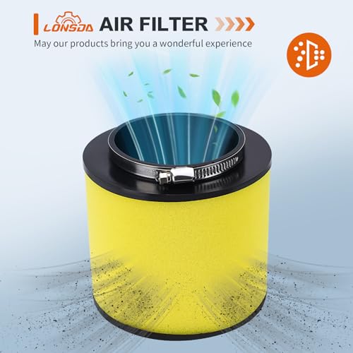 Image of 400EX 17254-HN1-000 Air Filter for Honda Foreman Rubicon 500 Rancher 420 TRX500FA TRX500FM TRX500F TRX500FE Rancher 420 TRX420 Sportrax 400 TRX400EX TRX400