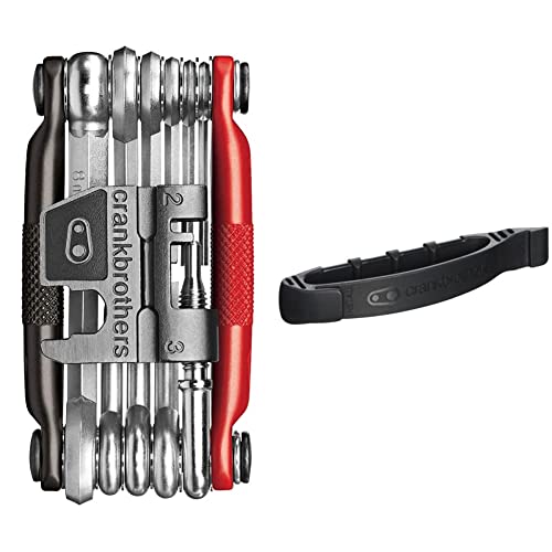 Crankbrothers Outil Multi-17 Noir/Rouge pour le dépannage de votre vélo