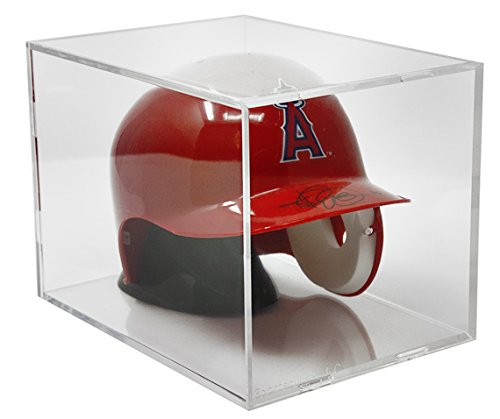 image for THE ORIGINAL BALLQUBE BallQube Mini Helmet Display Case Autographed Mi