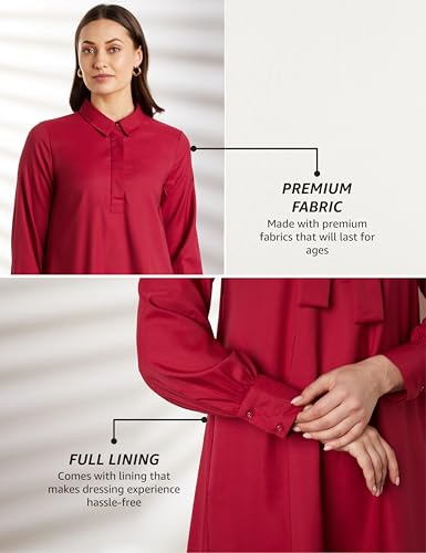 Image of Symbol Premium Women A Line Flared Dress (Knee Length | Desk-to-Dinner) (Available in Plus Sizes)