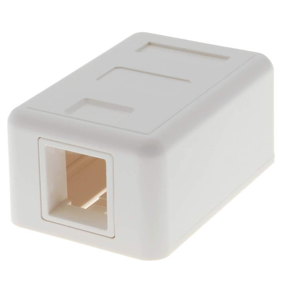 Amazon.com: Beszin 1-Port Keystone Jack Surface Mount Box