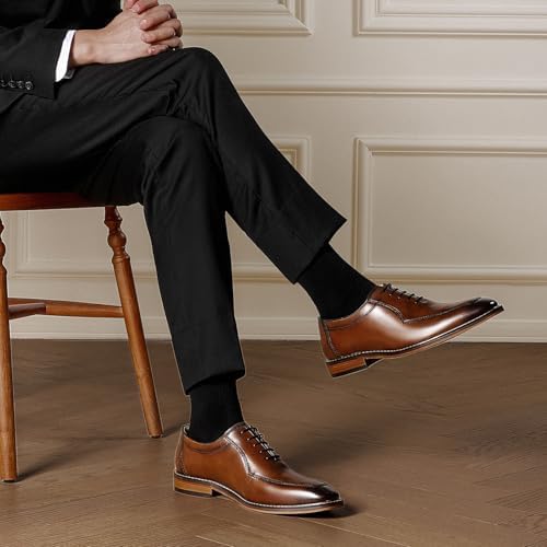 DESAI Classic Oxford Dress Shoes Mens Formal Business Lace-up Full