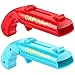 Apribottiglie Cap Gun, Giochi di Birra, Divertente Lanciagranate Apribottiglie Sparatutto per Feste in Casa, Barbecue all'Aperto, Gioco Creativo, Regalo Divertente da Bere da Bar (rosso e blu)