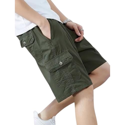 Image of Amazon Brand - INKAST Men Casual Cotton Shorts with Multiple Pockets Comfortable Breathable Fabric Stylish & Durable Design