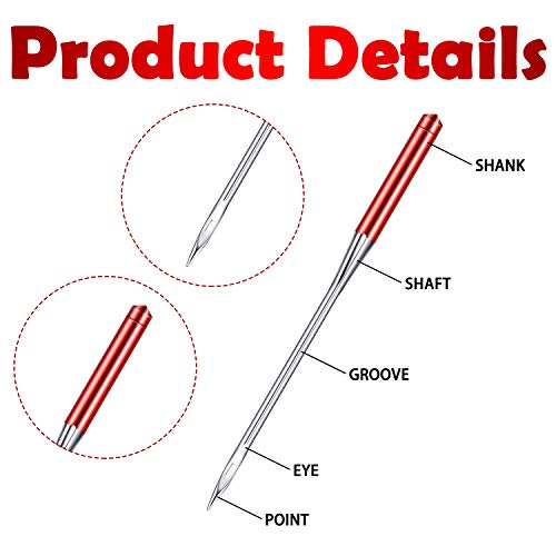 Willbond WILLBOND-SEWING MACHINE-Z40 30 Pieces Sewing Machine Needles Universal Regular Point Machine Needles thumb #4