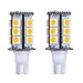 T10 Wedge Base LED Light Bulb 3W 12V AC/DC High Brightness Light White Warm White for Car RV Camper Dome Light Clearance Lamp 2/6 Pack (2, Warm White)