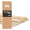 VFULIE 100PCS Reed Diffuser Sticks, 10 Inch Natural Rattan Wood Sticks Essential Oil Aroma Diffuser Sticks Refill…
