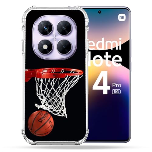 Coque Xiaomi Redmi Note 14 Pro 5G antichoc panier de basket Cokitec