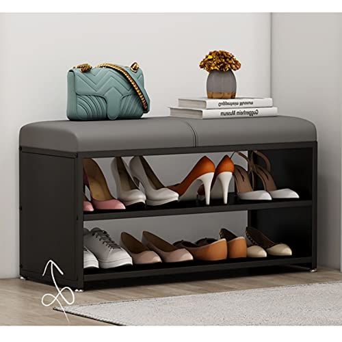 Étagère à chaussures en fer doux compacte pour libérer votre entrée