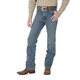 Fünf Taschen-Styling. Diese Jeans im Cowboy-Schnitt ist mit einem authentischen Fünf-Taschen-Stil konstruiert: (1) Uhrentasche, (2) Vordertaschen, (3) aufgesetzte Gesäßtaschen. Veredelt mit Kupfernieten für zusätzliche lange Haltbarkeit.
