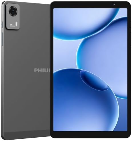 （11:00時点） 【国内正規品】PHILIPS Android16 タブレット 8.7インチ Wi-Fi/SIM通話モデル 8コアCPU 20GB RAM+128GB ROM+1TB拡張 4G LTE 90Hzリフレッシュレート WidevineL1+無線投影 5000mAhバッテリー GPS+顔認証+BT5.2+2.4G&5GWi-Fi tablet 漫画/動画に快適 持ち運びに便利T7335 グレー