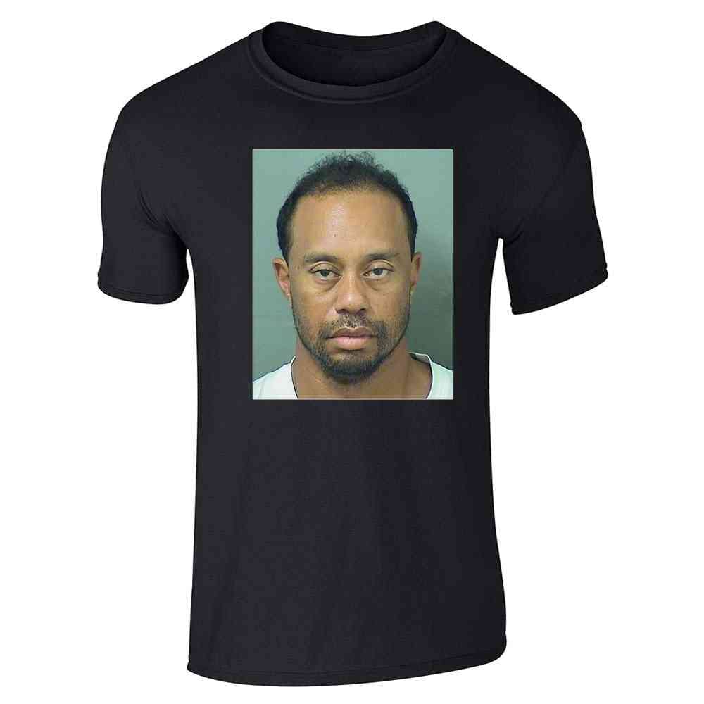 Pop ThreadsFunny Golf Goat Celebrity Mugshot T Shirt Unisex Tee Tshirt Men Women Girl Boy