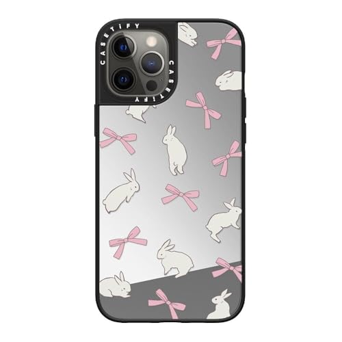 Coque miroir iPhone 12 Pro Max CASETiFY motif ruban lapin pour vos selfies parfaits